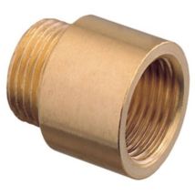 Ravani – Prolunga in ottone da 1" lunghezza 15 mm – 15 mm, filettatura interna 1" – Raccordo in ottone