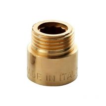 Prolunghe ottone giallo 3/8' - 15 mm