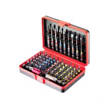 Promac - Set di bit per cacciaviti 1/4' 71 pezzi codificati a colori - BC-71