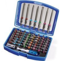 Bitsortiment 57-teilig Schlitz/PH/PZD/TX/TX-BO/6Kt. - Promat