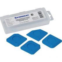 Fugenspachtel passend für eckige und runde Fugen Kunststoff 4-teilig