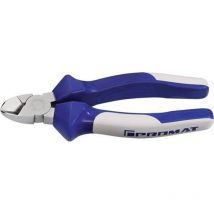 Seitenschneider 160 mm – verchromter Kopf – ergonomische Mehrkomponenten-Griffe – Spezialwerkzeugstahl – Härte 62 HRC