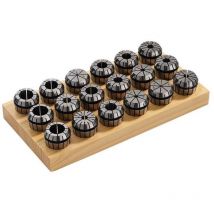 Spannzangensatz ER 25 (430 E) 15 teilig Spann-Ø 2-16 mm