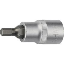 Steckschlüsseleinsatz 1/2 ′′ Innen-6-kant Schlüsselweite 12 Mm Länge 55 Mm