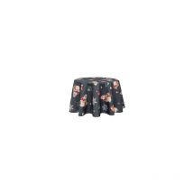 Nappe de Noël Ronde ou Rectangle - Tissu Antitache/Imperméable – Tradition – - anthracite - 160cm. - Promo Linge