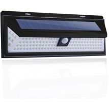Applique Solaire-118 Led Lampe Solaire 1000 Lumens Applique Mural Pir Mouvement Capteur Ip65 Etanche Jardin Exterieur