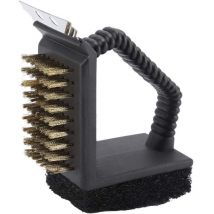 Basetbl - Promotion, Brosse de Barbecue pour Le Nettoyage du Gril - Brosse de Nettoyage pour Barbecue en Acier Inoxydable Durable 3-en-1