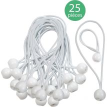 Promotion, Tendeur de bâche Tendeurs à boule tendeur élastique tendeur en caoutchouc pour bannière, bâche, pavillon, tente, rideaux Harnais