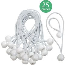 Promotion, Tendeur de bâche Tendeurs à boule tendeur élastique tendeur en caoutchouc pour bannière, bâche, pavillon, tente, rideaux Harnais