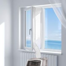 [Promotions en stock] 90CM120CM Tissu De Calfeutrage pour Fenêtres pour Climatiseur Mobile et Sèche-Linge - Fonctionne avec Toutes Les Unités de