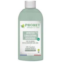 Déboucheur chimique de canalisation – PRONET – 1L – Formule gélifiée, liquide vert, parfum mentholé, 98% d'ingrédients naturels
