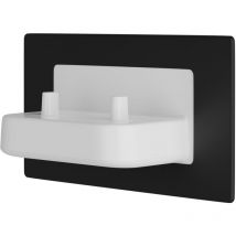 Proofvision - Black Metal In-Wall Twin Electric Toothbrush Charger - PV11P-B-FR