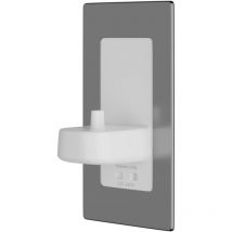 Proofvision Polished Steel In-Wall Electric Toothbrush Charger and Shaver Combo - PV12P-PS-FR