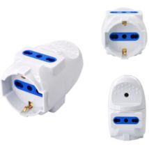 Multipresa volante schuko e bipasso 3 posti presa per prolunga