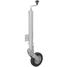 Proplus Stutzrad 60mm – Metallfelge – Vollgummireifen – Klappbar – 200x60mm – Max. statische Belastung 400kg – Max. dynamische Belastung 240kg