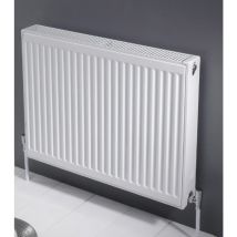 Type 22 300mm high (Width: 1400mm) Double Panel Compact Double Convector Central Heating Radiator - Prorad