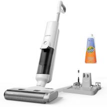 Proscenic - F10 Pro Aspirapolvere senza Fili Lavapavimenti Intelligente, Potente Pulizia per Duro Pavimento Secco e Umido, Spazzola Autopulente,