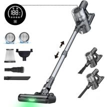 Proscenic - P13 Aspirapolvere senza Fili 400W/35 kPa Scopa Elettrica senza Fili con Touchscreen e Antigroviglio, Autonomia Max 45min, 1,2L