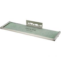 Proshelf r mit prodecor q Edelstahl V2A, 10mm, glänzend, 400x130mm