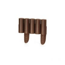 Prosper Plast ipalplus-r222 235 x 25 cm Garten Palisade - braun (12er Set)