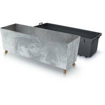 Prosperplast Blumenkasten Urbi Case Betoneffekt N Beton 77 Cm