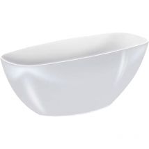 Prosperplast Blumentopf kunststoff COUBI, Weiß 3,8L - 36x15x13,2 cm