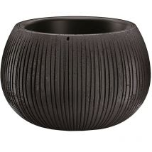 Prosperplast Bowl beton con serbatoio in colore cemento nero 16,1 (altezza) x 23,8 (larghezza) x 23,8 (profondità) cm
