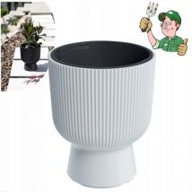Milly Blumentopf – 29,8 cm – Hochwertiger Kunststoff – Frost-, hitze- und UV-beständig – Ideal für moderne Interieurs