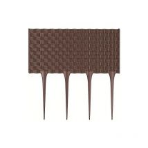 Prosper plast IBRA-R222 390 X 18.65 CM bordure de jardin marron (12 PIÈCES)