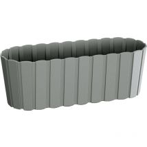 Prosperplast Jardinière de balcon 4,9L Boardee 38x14x13 cm - Gris de pierre