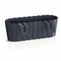 Jardinière de balcon Prosperplast BOARDEE HOOK 4,9L., dimensions (mm) 383x212x130, coloris Anthracite