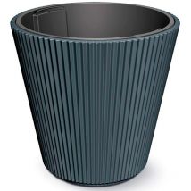 Macétero anthracite, avec dépôt, collection Milly, 46,7 x 46,7 x 44,2 cm, capacité de 50 L.