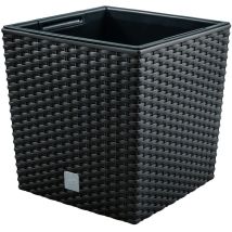 PROSPERPLAST Rato 7 litres avec bac de plantation anthracite 20 x 20 x 20,2 cm.