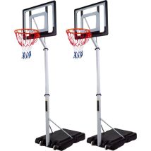Prosport 2x Basketballkorb Junior 2,1-2,6m