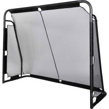 Prosport Fußballtor 300x200x90 Premium Schwarz