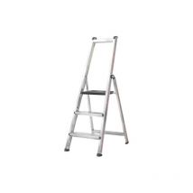 Prostep - Escabeau 3 marches 120 mm Professionnel Hauteur d'accès 2,66 m