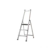 Prostep - Escabeau 4 marches 120 mm Professionnel Hauteur d'accès 2,88 m