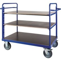 Protaurus Etagenwagen F600 Mit 3 Ladeflächen 600kg Tragkraft 1200mm Hoch 1000x700mm
