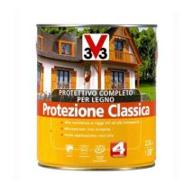 Protettivo Completo Legno Protezione Classica Colore Noce scuro 750 ml - V33