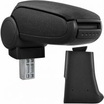 Pro.tec - Accoudoir central pour Golf 3 / Vento - avec compartiment - rembourré - textile - noir