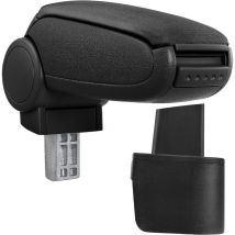 Pro.tec - Accoudoir Central Pour Nissan Micra - Avec Compartiment - Rembourré - Textile - Noir
