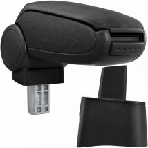 Pro.tec - Accoudoir central pour Seat Ibiza Type 6L - avec compartiment - rembourré - textile - noir