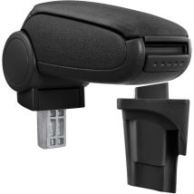 Pro.tec - Accoudoir central pour Seat Leon 1P - avec compartiment - rembourré - textile - noir