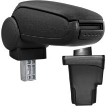 Pro.tec - Accoudoir central pour Seat Leon iii (Type 5F) - avec compartiment - rembourré - textile - noir