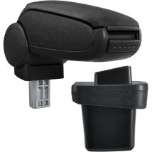 Pro.tec - Accoudoir central pour vw Golf 7 - avec compartiment - rembourré - textile - noir