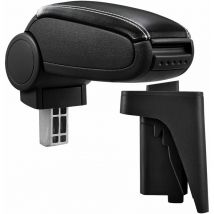 Pro.tec - Reposabrazos central para Audi A3 S3 8P - Año de fabricación 2004-2010 - apoyabrazos con compartimento - tapizado - polipiel - negro con