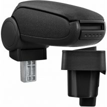 Pro.tec - Reposabrazos central para bmw E36 Años de fabricación 1990-2000 - apoyabrazos con compartimento - tapizado - tela - negro