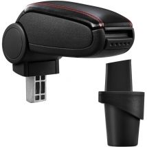 Pro.tec - Reposabrazos central para vw Touran (a partir de 2003), vw Caddy (tercera generación, 2K, a partir de 2003) - apoyabrazos con compartimento