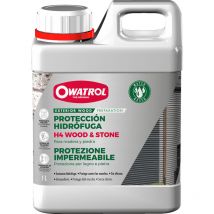 Protección impermeabilizante incolora para la madera Owatrol H4 WOOD 2,5 litros