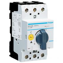 Hager - Interruptor de protección del motor 4-6.3A 2.5 módulos 3-pin MM509N